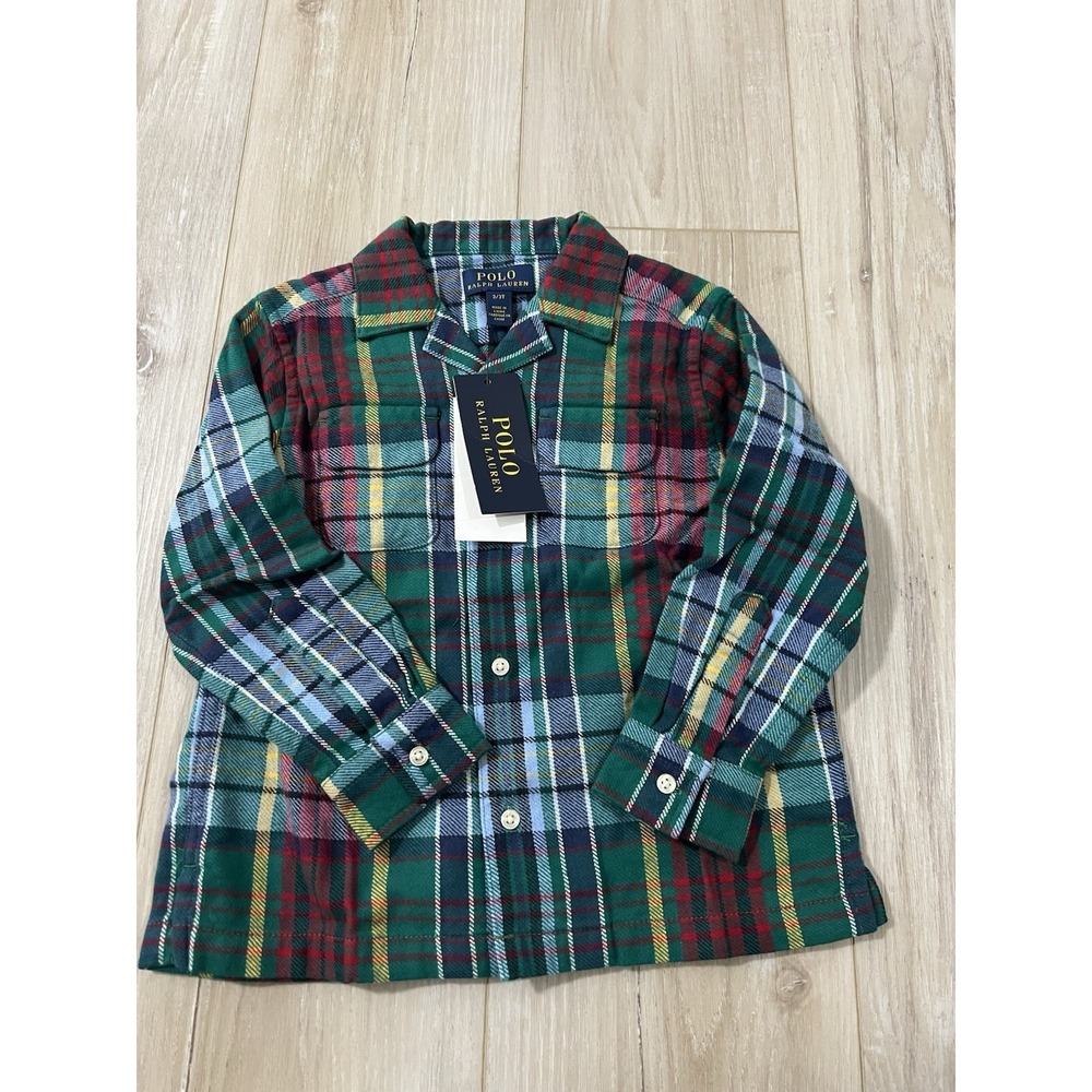 Polo Ralph Lauren Toddler 3 / 3T Kids Plaid Flannel Tartan